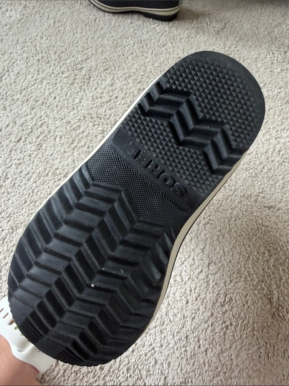 Sorel Kids Grey & Black Waterproof Winter Boots